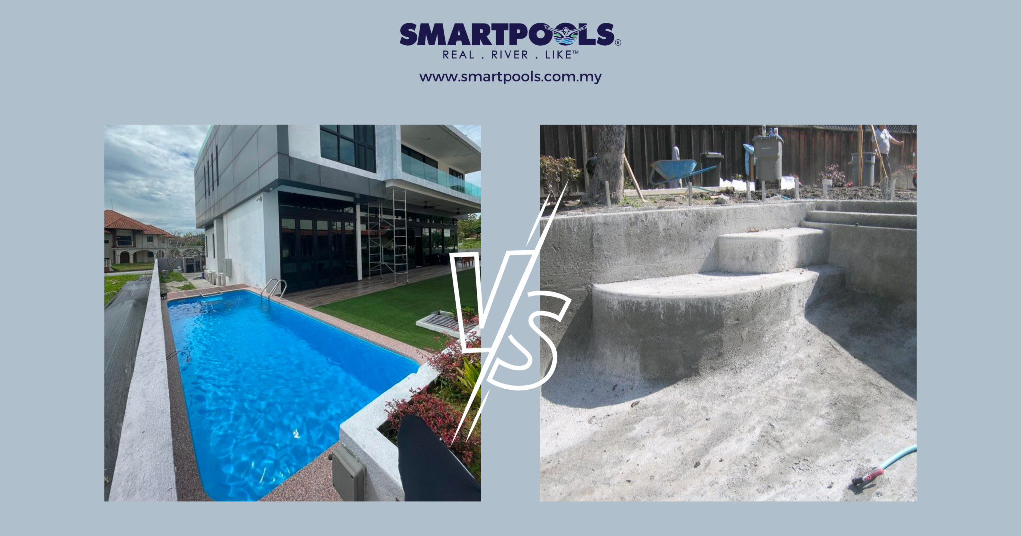 Fibreglass Swimming Pools vs Concrete Swimming Pools SmartPools®